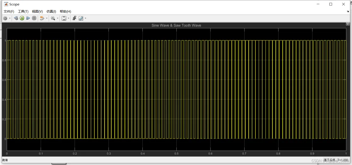 matlab simulink 实现简单的脉宽调制PWM仿真_PWM_03